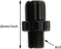 2pcs Aluminium MTB Bike Bicycle M10 Brake Handle Lever Adjusting Screws Fastener Bolt Brake Accessories, Black...